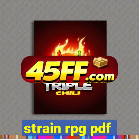 strain rpg pdf